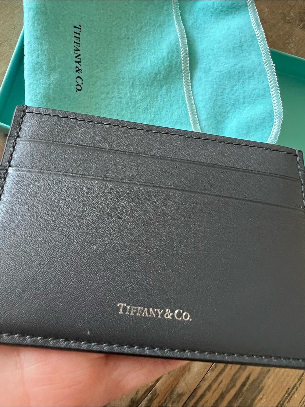 Tiffany & Co. Leather Card Wallet